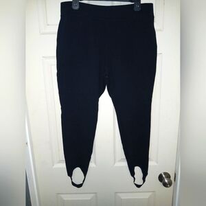 Chico's Black Stitch Pants Size 2 Short